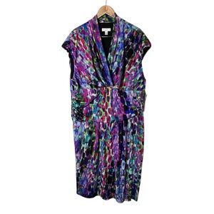 NWT Ivy & Blue Colorful Sleeveless Dress 22